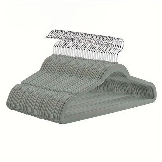 Velvet Hanger Set with Heavy-Duty Non-Slip Grip