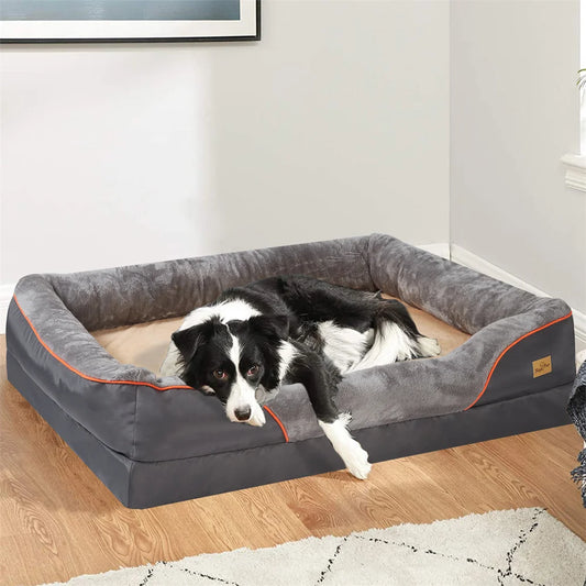 Jumbo Memory Foam Waterproof Orthopedic Dog Sofa
