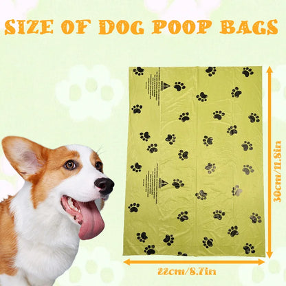 Extra Thick Biodegradable Pet Waste Bags with Dispenser