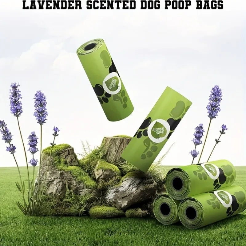 Extra Thick Biodegradable Pet Waste Bags with Dispenser