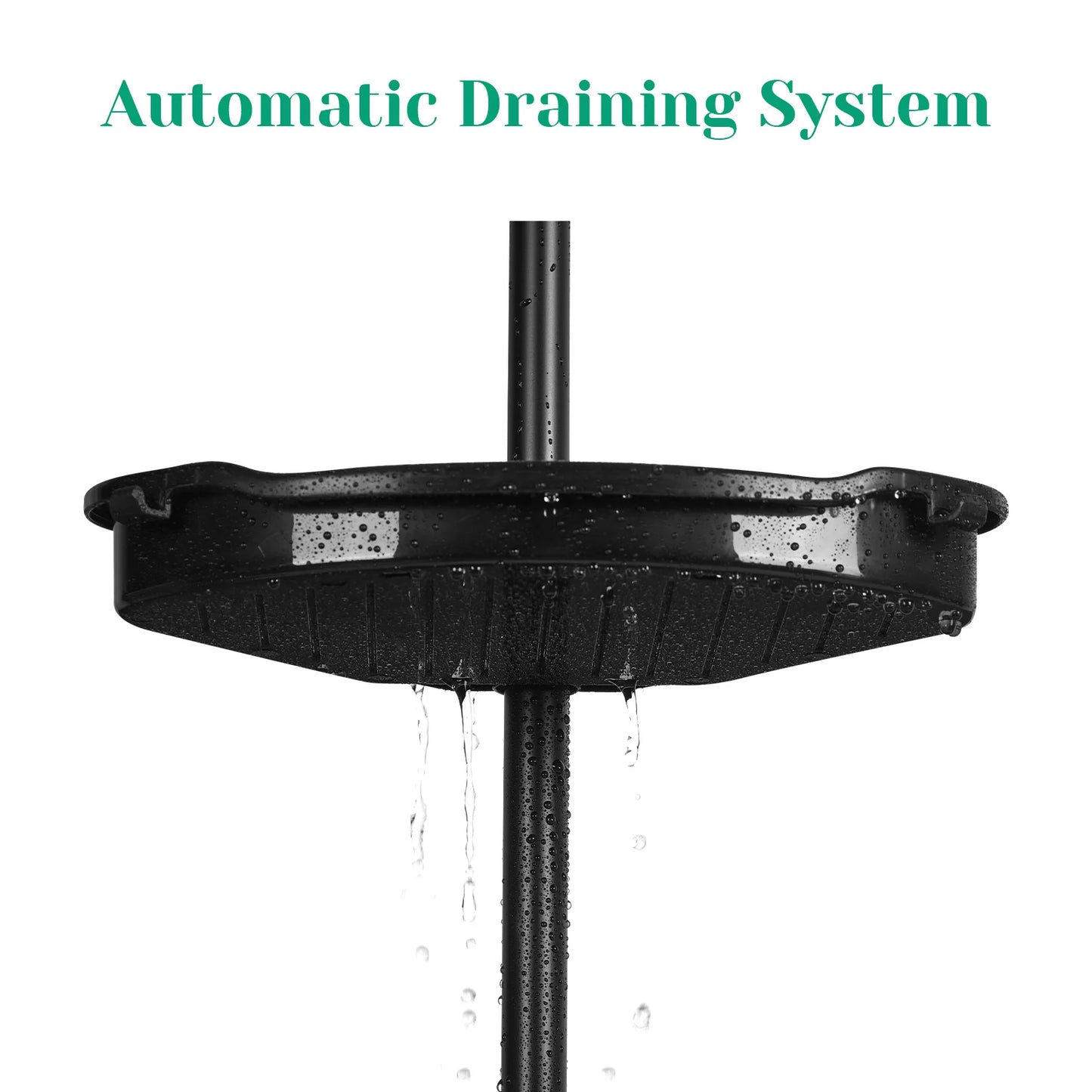 4-Layer Telescopic Corner Storage Rack Bathroom Shampoo and Shower Gel Storage Rack