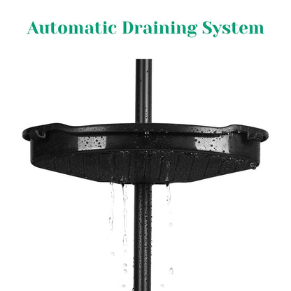 4-Layer Telescopic Corner Storage Rack Bathroom Shampoo and Shower Gel Storage Rack