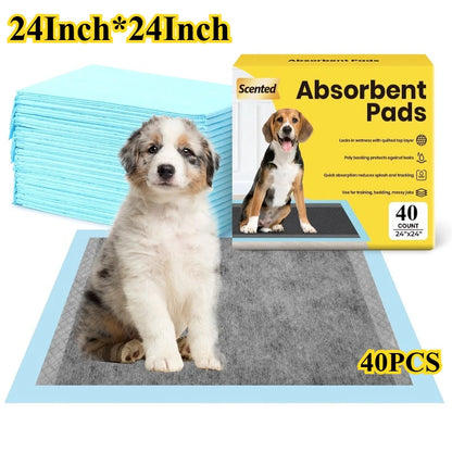 100/50/40PCS Quick-Dry Design Dog Pee Pads with Leak-Proof