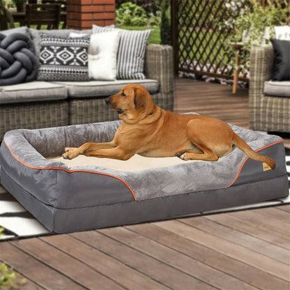 Jumbo Memory Foam Waterproof Orthopedic Dog Sofa