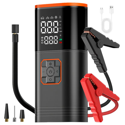 Digital Display Portable USB Rechargeable Air Compressor