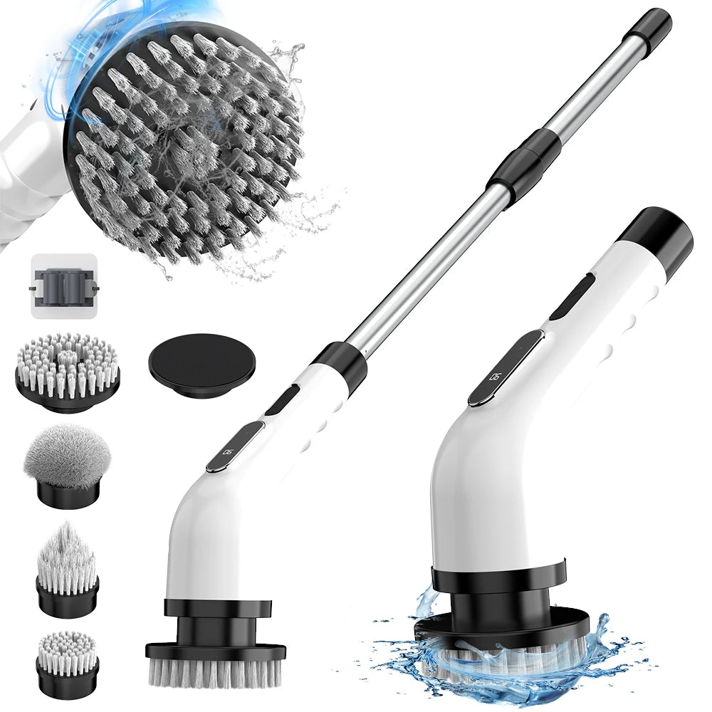 9-in-1 Multifunctional Cordless Electric Rotating Cleaning Brush