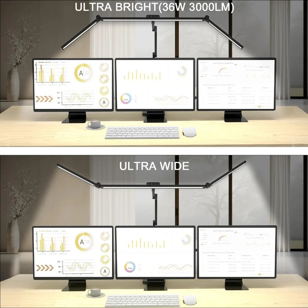 36W 3000LM Ultra Bright Architect Desk Lamp with Base