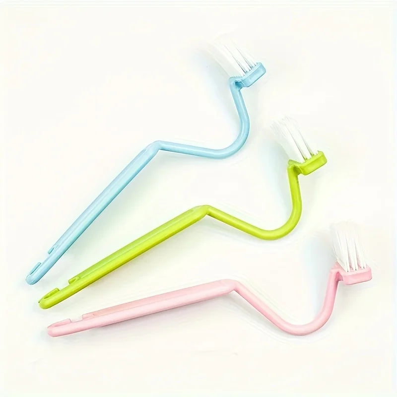 3 Pc V-shaped Toilet Brushes
