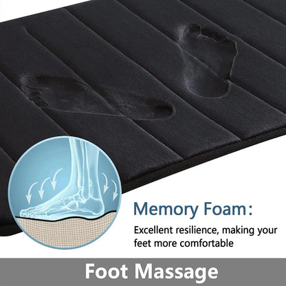 Super Absorbent Memory Foam Non-slip Bath Mat