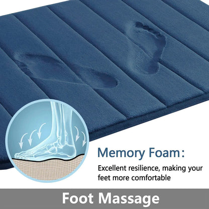 Super Absorbent Memory Foam Non-slip Bath Mat