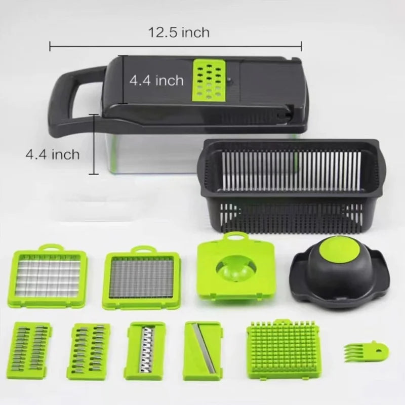 6-in-1 Vegetable Chopper with Container