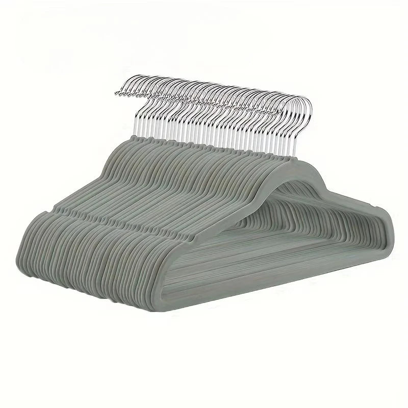 Velvet Hanger Set with Heavy-Duty Non-Slip Grip