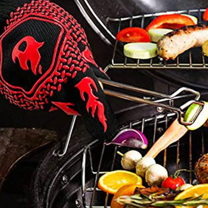 2PCS 500 Heat-insulating Resistant Oven Glove