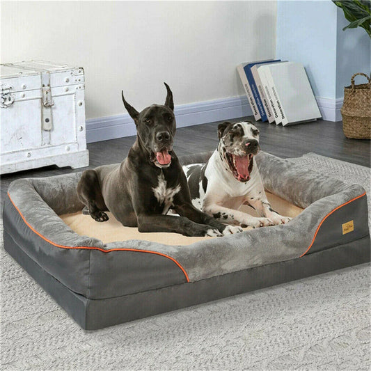 Jumbo Memory Foam Waterproof Orthopedic Dog Sofa