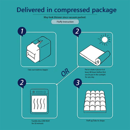 3" Thicken Japanese Floor Mattress Futon Mattress,