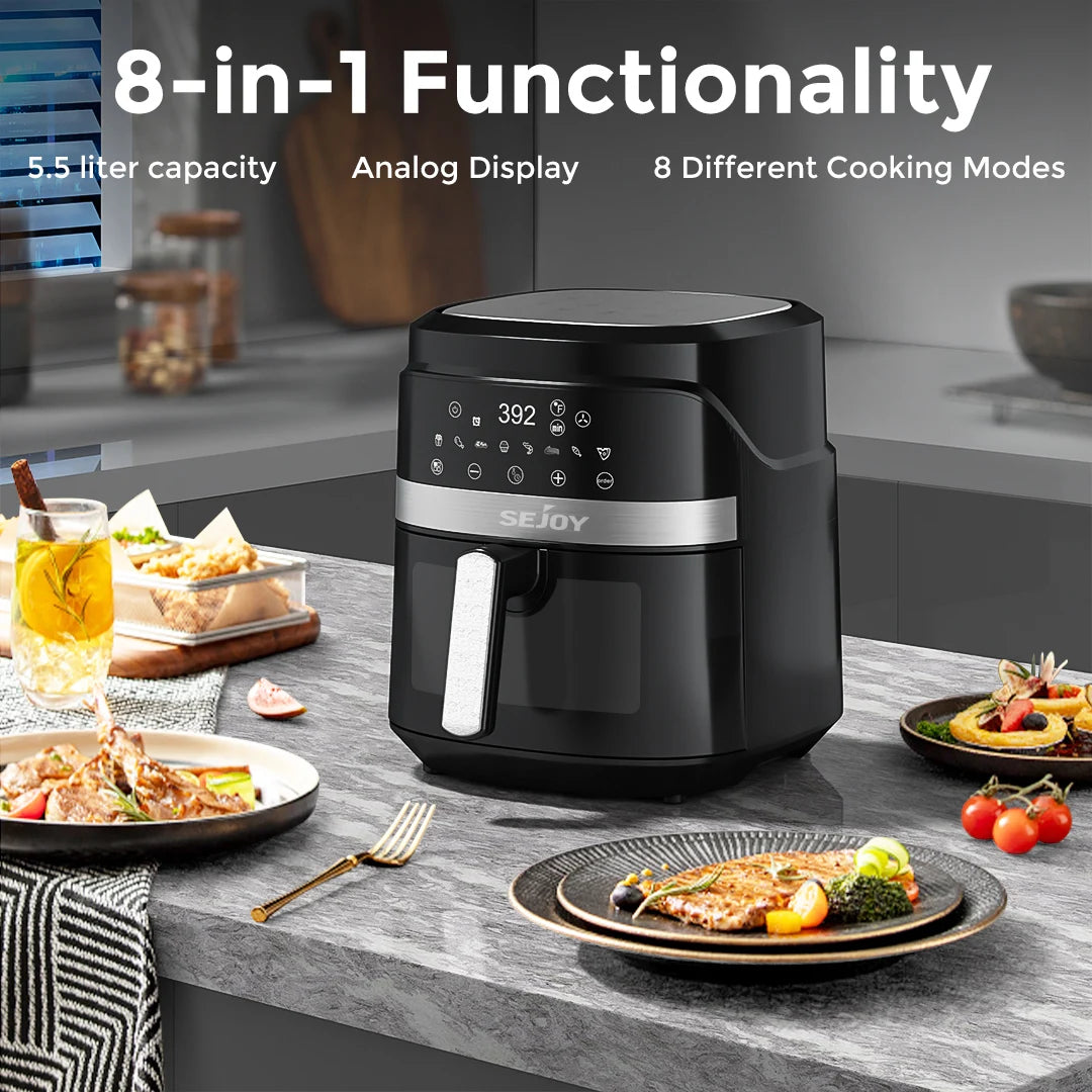 8-in-1, 6L  Electric Air Fryer