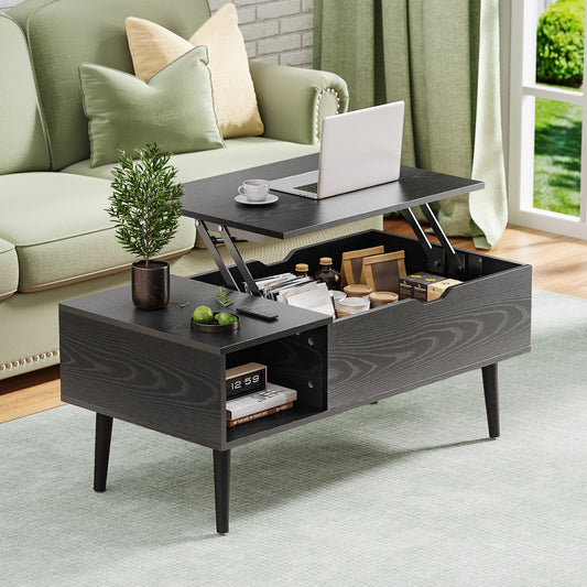 Lift Top Coffee Tables w/ Adjustable Storage Shelf