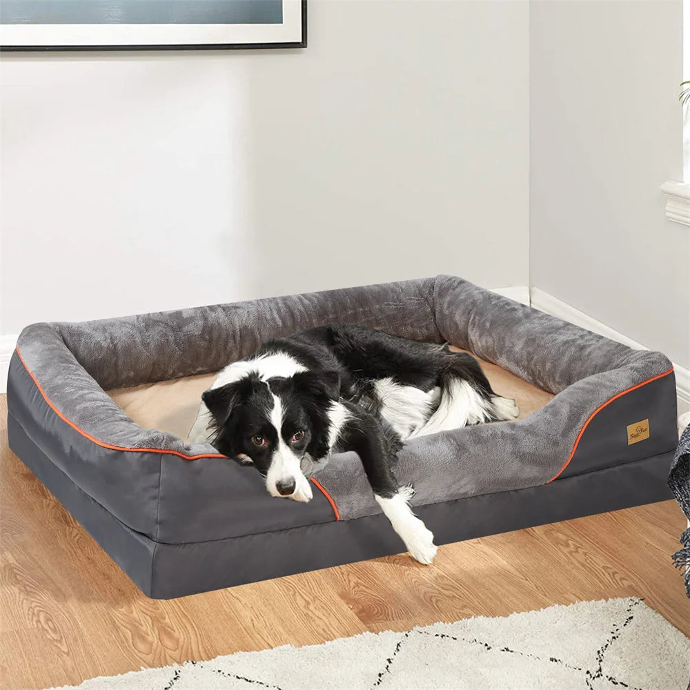 Jumbo Memory Foam Waterproof Orthopedic Dog Sofa