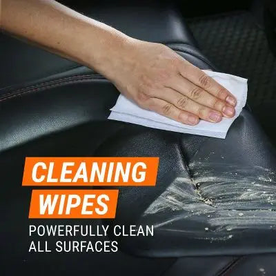 2pk 30ct Automotive Cleaning/Leather Wipes Interior Cleaner