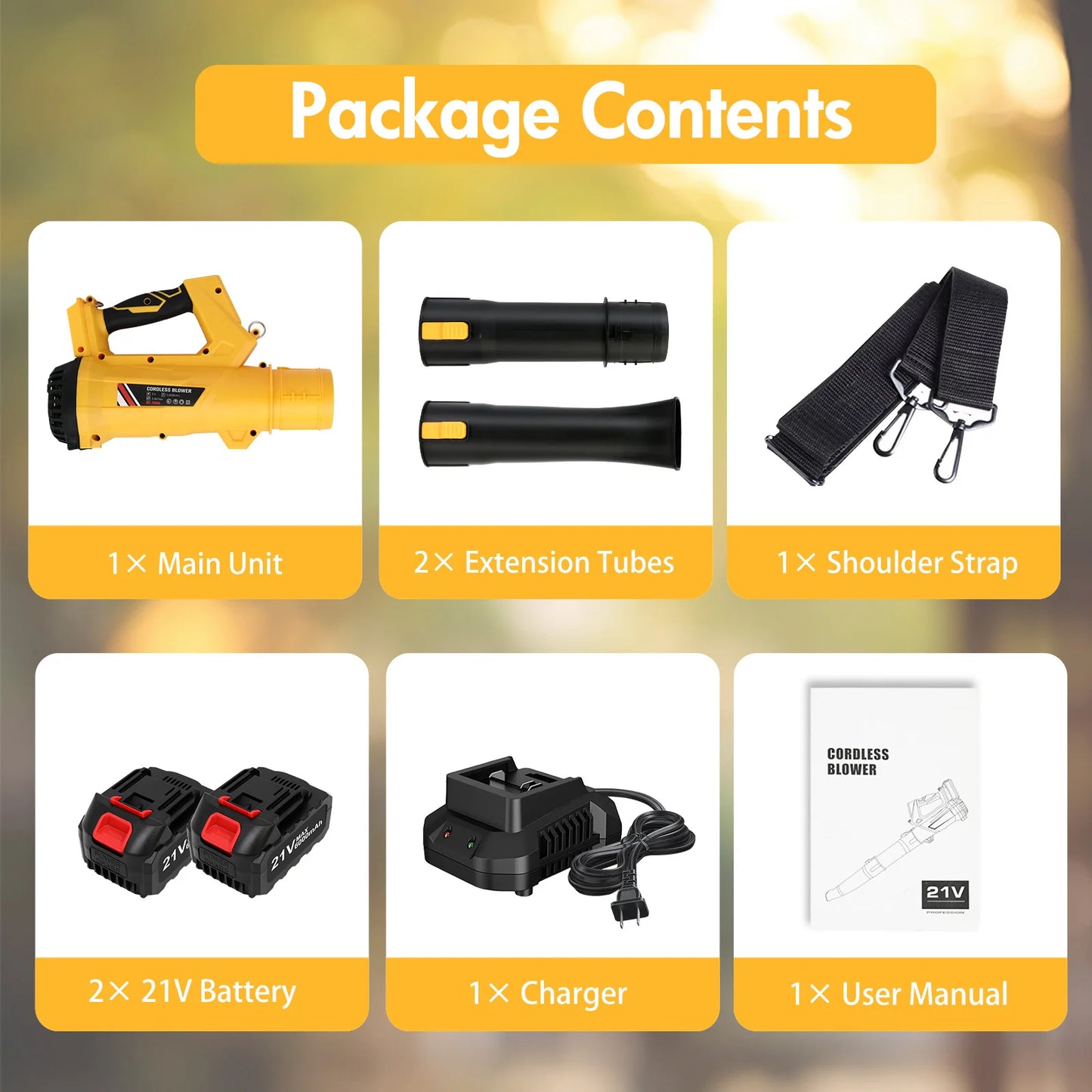 Electric Handheld Cordless Leaf Blower