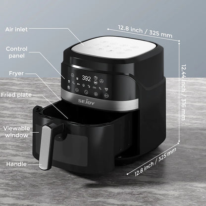 8-in-1, 6L  Electric Air Fryer