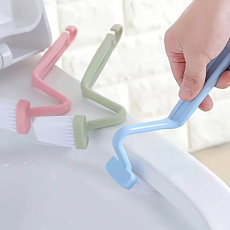 3 Pc V-shaped Toilet Brushes