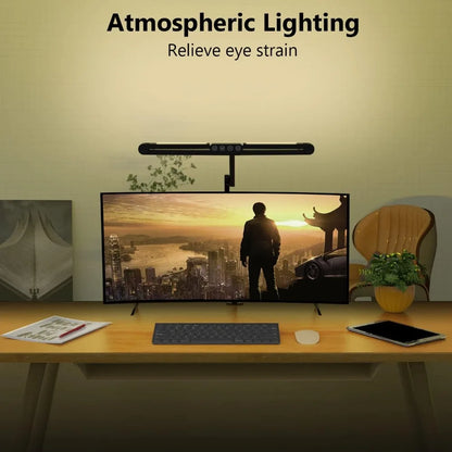 24W Ultra Bright Auto Dimming Led Desk Lamp with Clamp