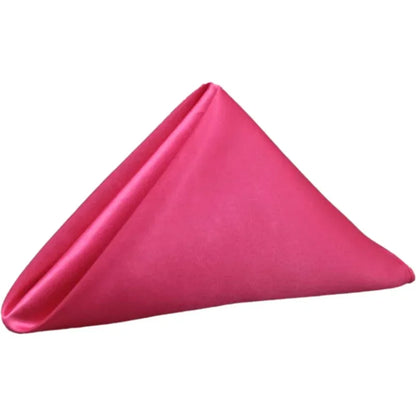 10pcs 35x35cm Square Satin Table Napkins Handkerchief