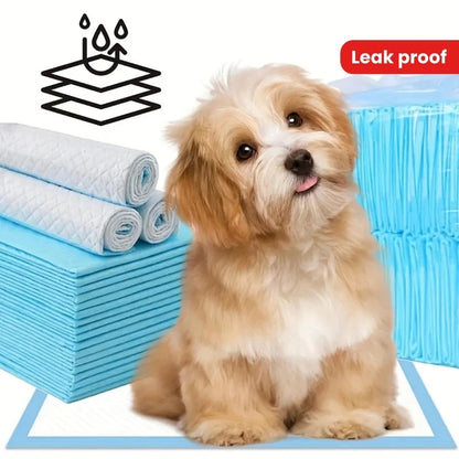 100/50/40PCS Quick-Dry Design Dog Pee Pads with Leak-Proof