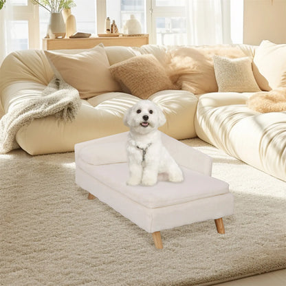 Elevated Nordic Pet Bed with Cozy Pad