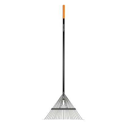 62" Garden Rake with Metal Tines & Fiberglass Handle