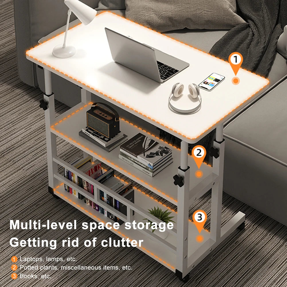 Multi-Layer Height Adjustable Computer Desk