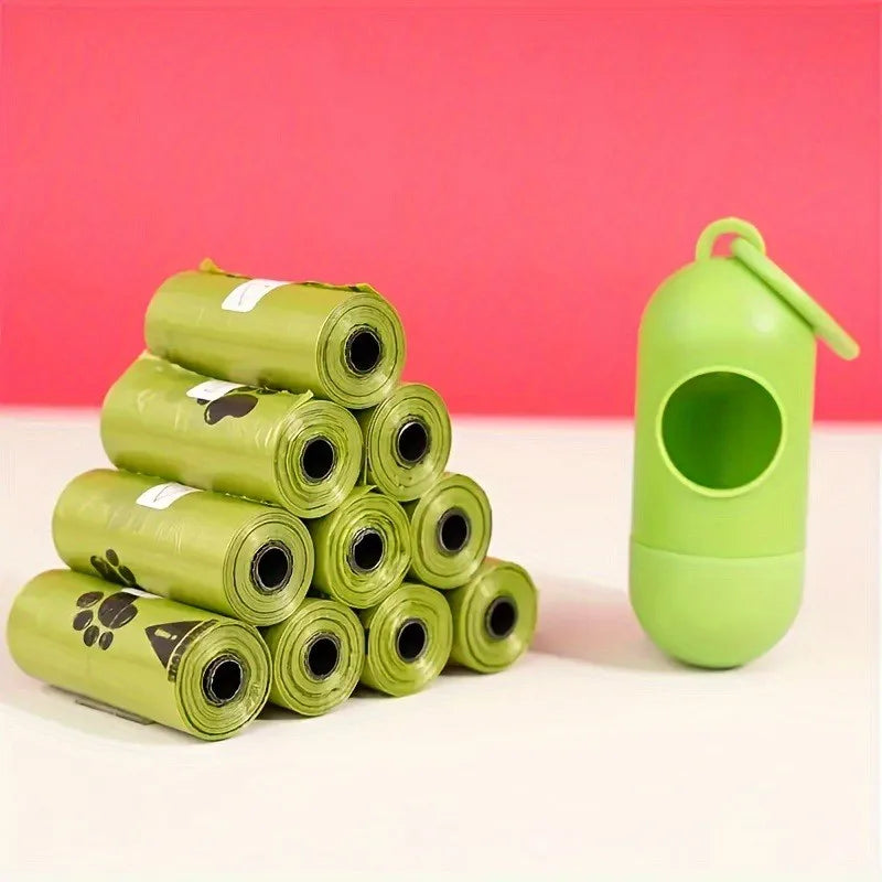 Extra Thick Biodegradable Pet Waste Bags with Dispenser